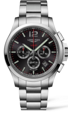 Часы Longines Conquest V.H.P. Quartz Chrono L3.727.4.56.6